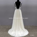 White Neck Full Sleeves Mermaid Pearls Beading Size Custom Made wedding gowns bridal